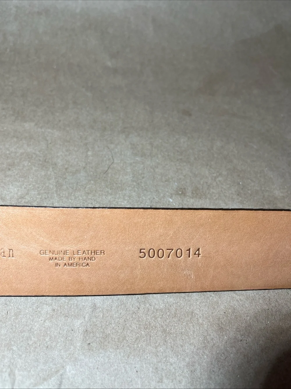 Martin Dingman Made by Hand in America Leather Belt 38 Brown Basketweave